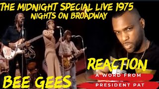 Bee Gees | Nights On Broadway | The Midnight Special LIVE 1975 | REACTION VIDEO