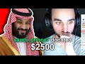 Saudi Oil Prince gives Odablock $2500 for height transplant..