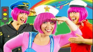 The Transportation Song | Education Song For Kids | Train Bus Boat & Car | My Aeroplane | Debbie Doo