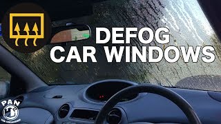 HOW TO DEFOG CAR WINDOWS SUPER FAST !!