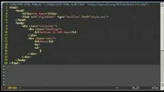 Vim html