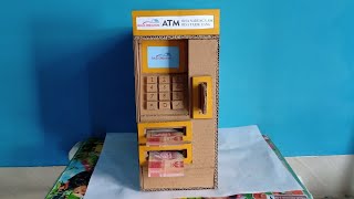 DIY Cara Membuat ATM Mini dari Kardus | Craft