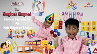 Magical Magnet Building Learning Set For Kids Magnetic Shapes with Jainam