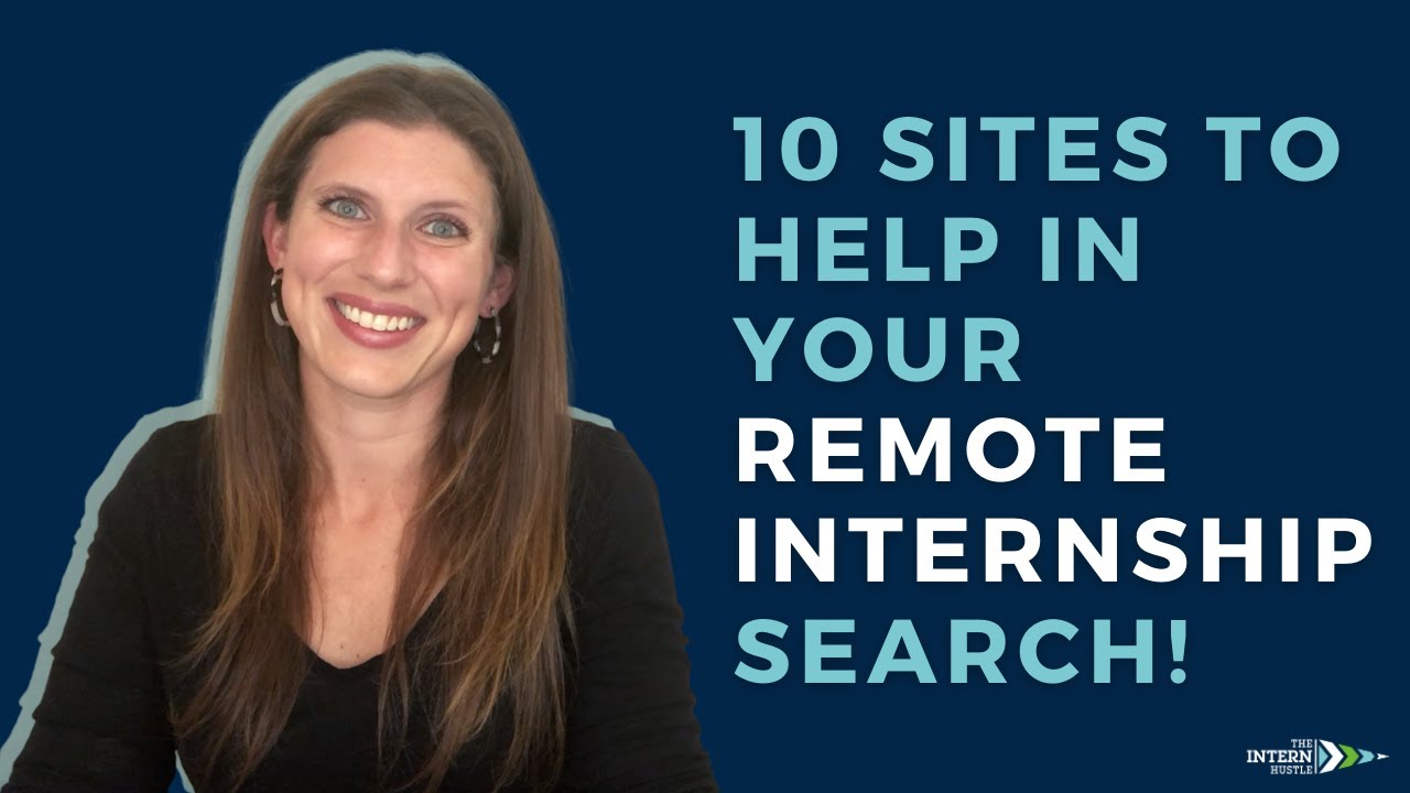 Remote Internships Youtube