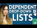 Google Sheets - Dependent Drop Down Lists | 2 Ways