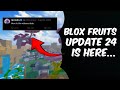 Blox Fruits NEW UPDATE 24 Releasing! Finally New Leak & Dragon Reworks...