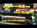 K-Line American Freedom Train Plus Lionel N&W Bicentennial Freight HD