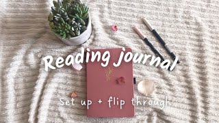 READING JOURNAL | flip through + set up ♡