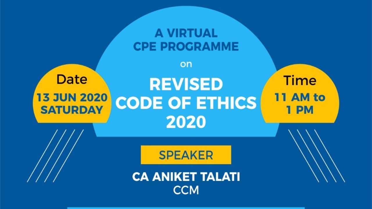 Revised Code Of Ethics - 2020 - YouTube