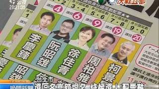 2010-11-23(公視晚間新聞爭取更多議員席次 藍綠祭出\