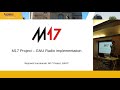 M17 implementation with GNU Radio (European GNU Radio Days 2023)