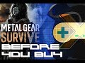 Details you need know about Metal Gear Survive before you buy