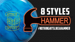 Hammer 3D Offset Attack | 8 Styles