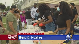 Signs Of Healing At Rally For Jacob Blake