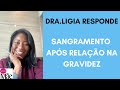 Sangramento após relação na gravidez | DRA LIGIA SANTOS | PAPO DE MÃE