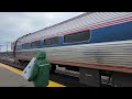 amtrak 64 via 97 maple leaf 86 departing oakville