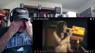 Reaction - UFO - Rock Bottom - Michael Schenker Plays A Brow Sweating Guitar Solo