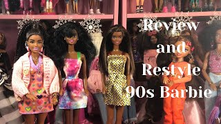 Review and Restyle 90s Barbies #barbievideo #barbiestyle #fyp