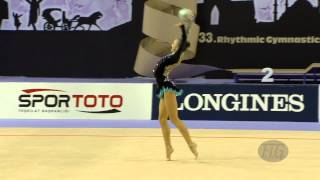 DURUNDA Marina (AZE) - 2014 Rhythmic Worlds, Izmir (TUR) - Qualifications Ball