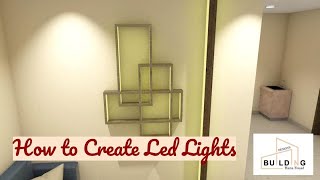 How to create led lights in ArchiCad