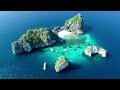 flying over island 4k uhd soothing music along with beautiful nature video 4k video ultra hd