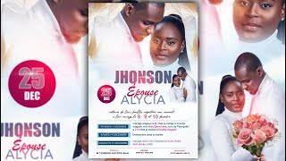 Création d'Affiche de Mariage : Du Concept à la Perfection avec Photoshop | Tutoriel en 9 Étapes |