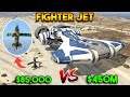 GTA 5 ONLINE : CHEAP FIGHTER PLANE VS EXPENSIVE FIGHTER JET (WHICH IS BEST?)