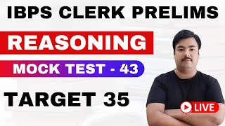 Reasoning Mock Test  | IBPS CLERK PRELIMS & IBPS PO SBI PO MAINS | 44
