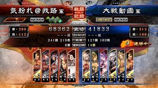 【三国志大戦4】詩聖大水計vs呂姫ワラ