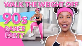 Indoor Fat Burning Walking Workout 90s Theme Dance Party | Enjoy Weightloss! | growwithjo