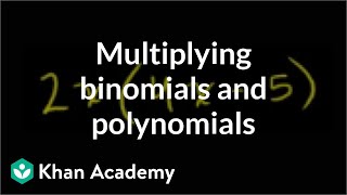 Multiplying binomials and polynomials | Algebra Basics | Khan Academy