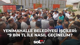 Yenimahalle Belediyesi İşçileri İş Bıraktı