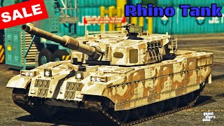 Rhino Review Best TANK? | SALE NOW! GTA Online | ARMY Tank