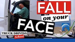 How to do 3 Points of Contact | Truck Driving School