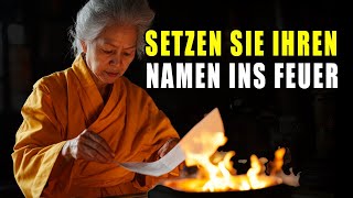 Setzen Sie IHREN NAMEN ins FEUER, um Negativität zu verbrennen und Wohlstand anzuziehen | Buddhismus