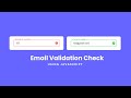 Email Validation Using JavaScript | Valid & Invalid Email Check In JavaScript