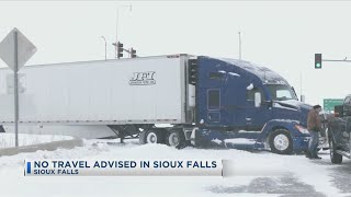 No Travel Advised In Sioux Falls