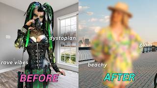 Cyber Goth To Beach Babe - I Look Beautiful | TRANSFORMED