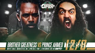 LIVE: Brother Greatness vs. Prince Ahmed | Wrestling Open \