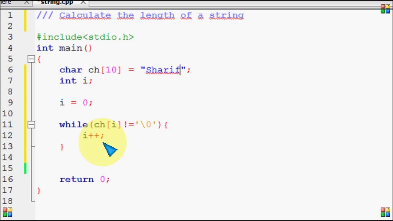 Calculate Length Of String In C Calculate Length Of String In C