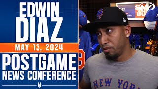 Mets closer Edwin Diaz on checked-swing controversy that contributed to blown save in loss | SNY