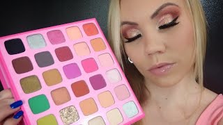 *New* Morphe x Jeffree star artistry Palette Review/Tutorial/Swatches/Demo 2019