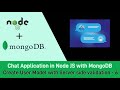 Node.js Project on Chat Application with MongoDB - Create User Model with Server side validation - 6