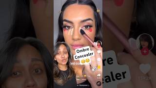 Ombre concealer?! OBSESSED with that result! #makeup #concealer #makeuphacks