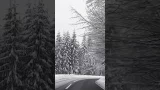 Winter driving in Romania #travel #romania #winter #snow