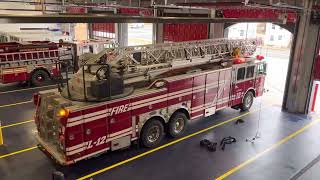 Christiana Fire Company Ladder 12 responding (2/6/23)