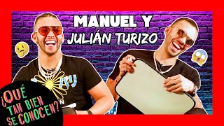 Manuel y Julián Turizo prueban sus lazos de hermanos jugando “¿Qué tan bien se c