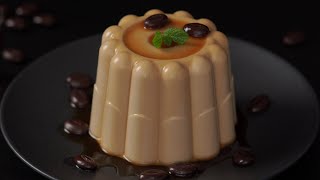 Cappuccino Panna Cotta [Only 6 Ingredients] [ASMR | 4K | Subtitles]