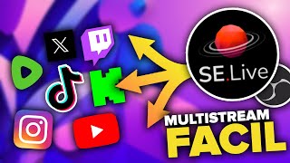 😱 HACER MULTISTREAM NUNCA FUE TAN FACIL! | SE LIVE PLUGIN PARA OBS SIN CLAVE DE TIKTOK | Tutorial