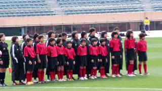 2013.1.6　全日本大学女子選手権 決勝　早稲田大×日体大　2/7　選手入場